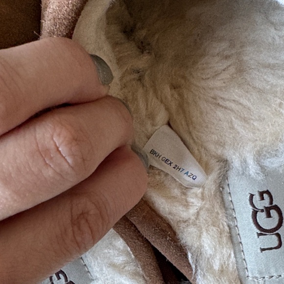 UGG Tan Suede Slippers - Picture 3 of 8